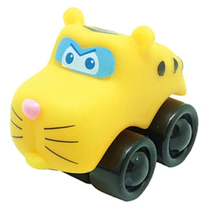 Hot Sale PVC movable cars Vinyl 4 Wheels Vehicle Car Toy for toddler Educational Toys for Kids Boys Gift