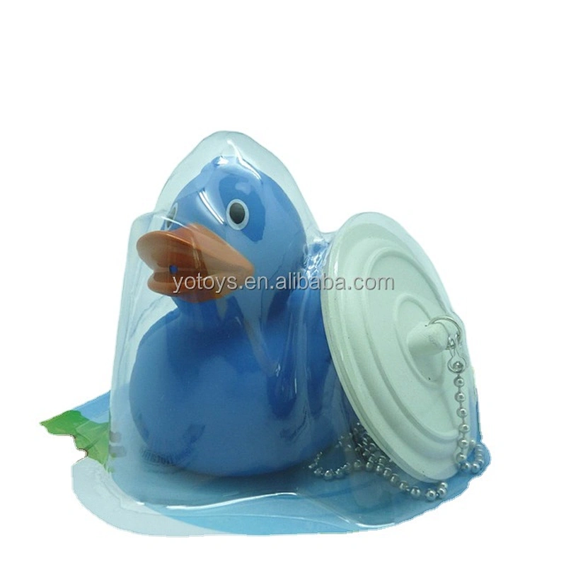High Quality Animal Shape with Cheap Price Plastic Rubber Duck Toy Bathtub Plug for Bathroom Kids Toy