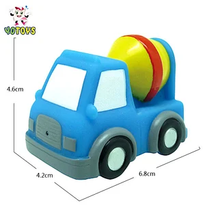 New Product Customized Plastic Vinyl Vehicle Toys Small Car Toys Baby Bath Toys for Babies infant Kids