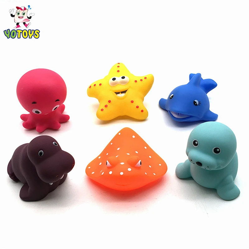 China Rubber PVC small star shaped Kids gifts, promotional toys for kids, plush baby bath toy