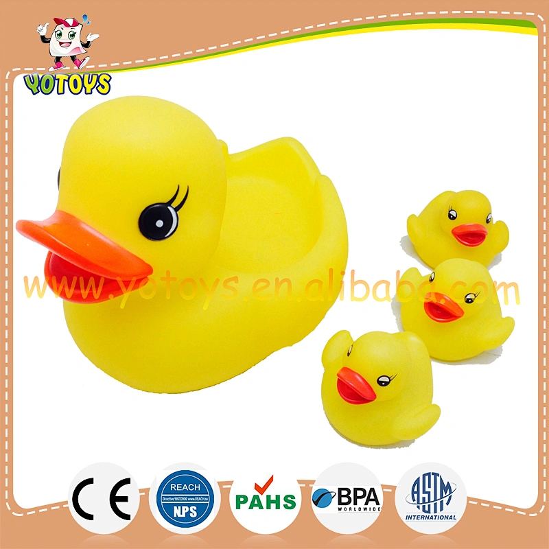 Soft Pvc Yellow Rubber Large Mini Duck Family Ducky Swimming Floating Baby Bath Toys for Toddler Baby
