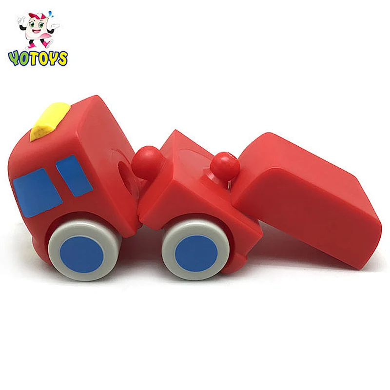 Top Quality Fire Engines and Firefighters Toys Pvc Plastic Car Educational Toys for Kids Baby Boys