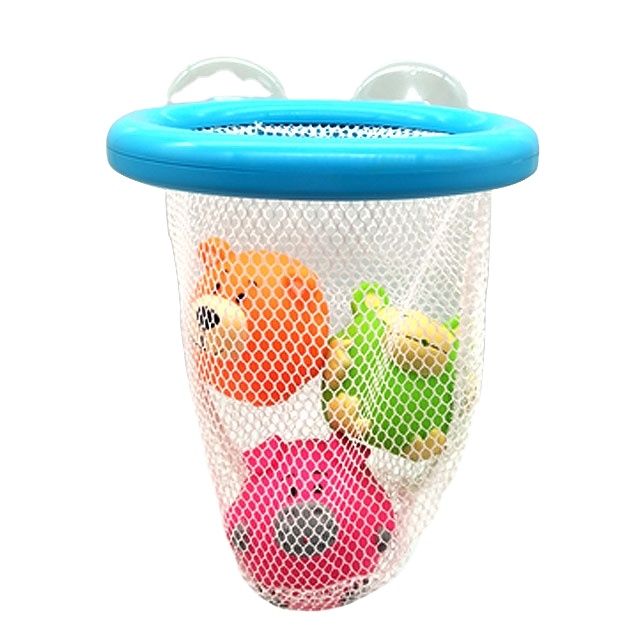 Dongguan Manufacturer Rubber Sensor Ball with Shot Net Kids Educational Toys Bath Toy for Babies