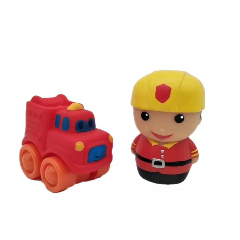 2021 Juguetes Policemen Firemen Figure Ambulance Mini Car vehicle Educational Toy Set for Babies Boy
