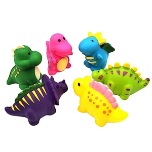Juguetes Best Selling Mini Plastic Animal Dinosaur Squirt Water Baby Bath Toys for Children Toddler
