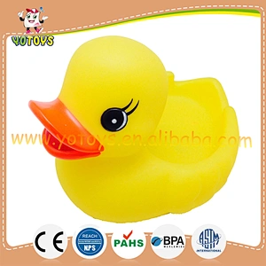 Soft Pvc Yellow Rubber Large Mini Duck Family Ducky Swimming Floating Baby Bath Toys for Toddler Baby
