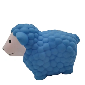 Eco-friendly Plastic Sheep Shape PVC squeaky Product Small Farm Animal bath tub bathroom Toy for Kids