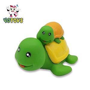 Custom Mother Baby Rubber Duck Turtle Crocodile Bath Toy Set Water Toys for Girls Toddler Children