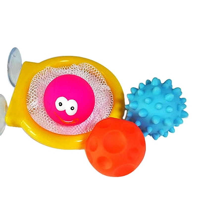 2021 Pvc Plastic Basketball Game Play Bathroom Fun Baby Bath Toys Set for Kids Children Shower Gift