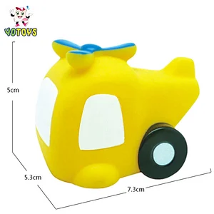 Top Quality China Factory Soft Plastic Funny Car Plane Toy Set Squirting Baby Bath Toys for Kids Boy