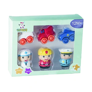 Hot Selling small Movable Race Car Vehicle Animal Learning DIY Educational Toys Set for Kid Boy Gift