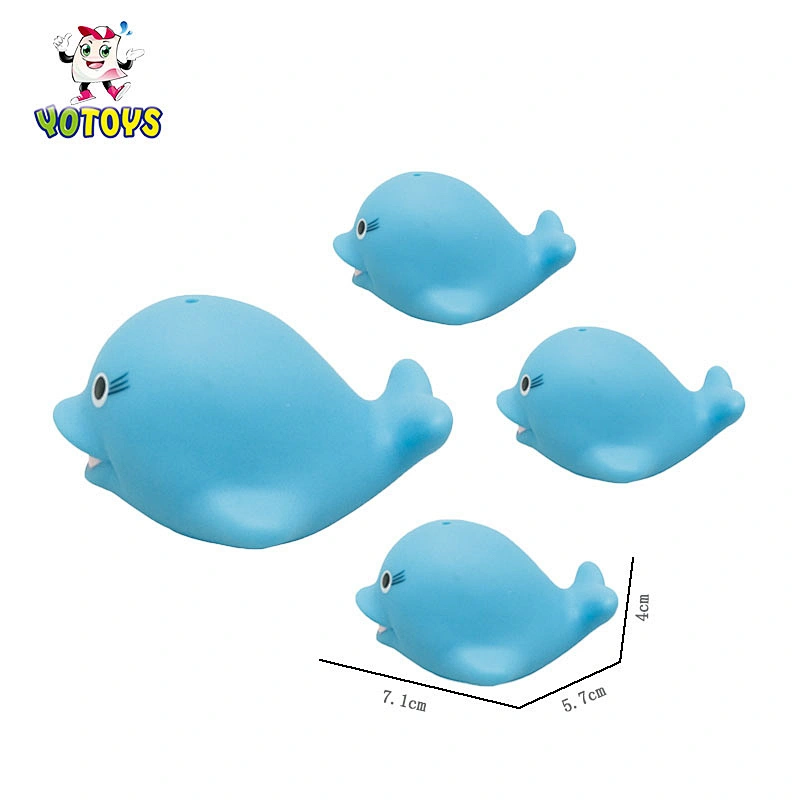 2022 infant toys soft pvc family set toys animal bath toys for toddlers