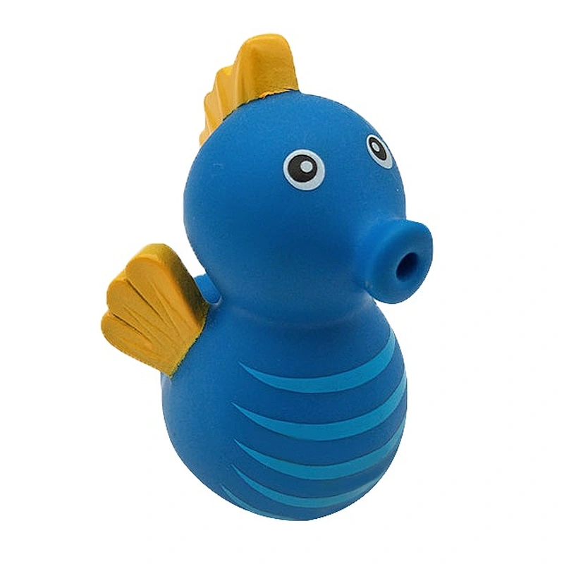 2021 Small Sea Horse Toy Pvc Sea Animals Figure Soft Plastic Floating Baby Bathing Toys for Children