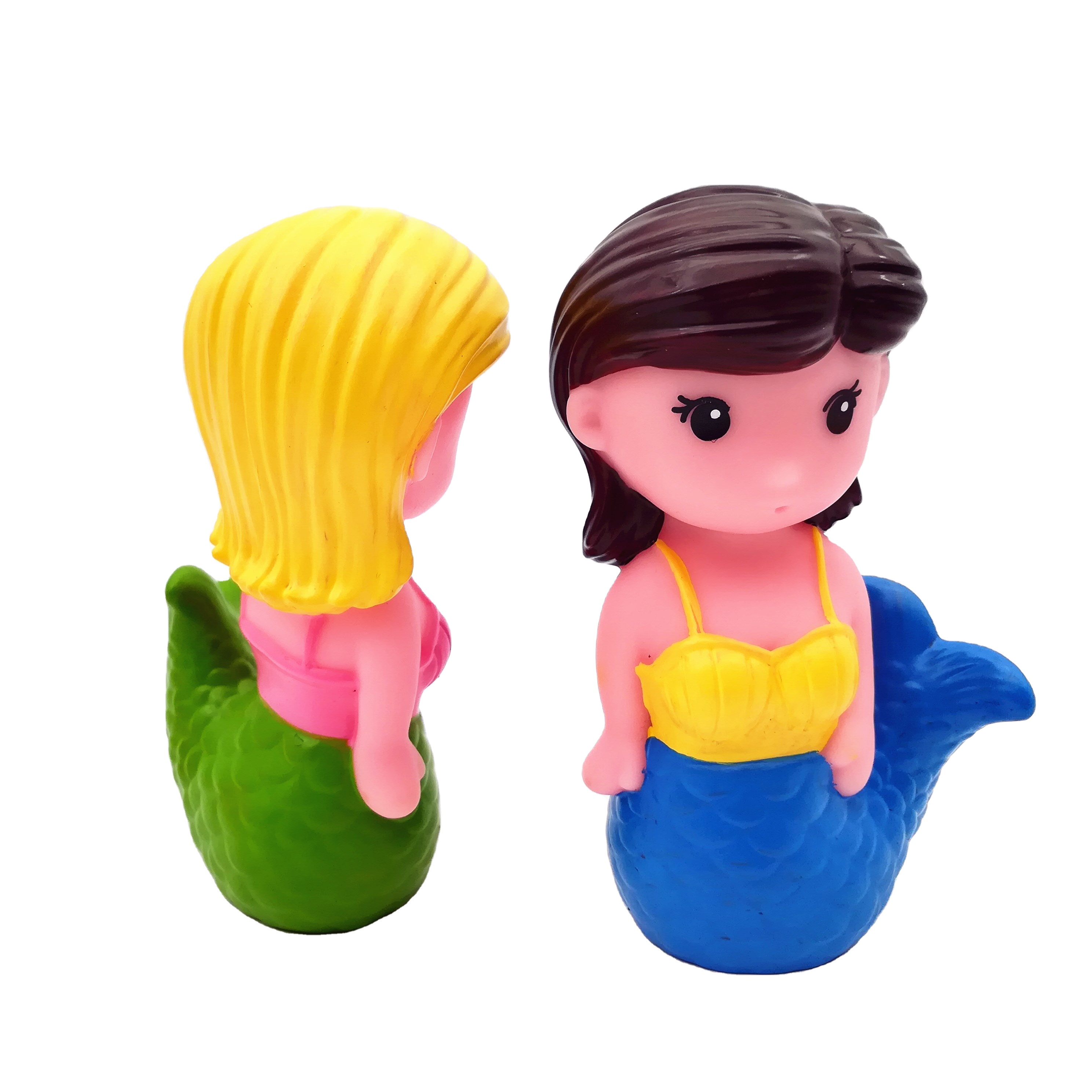 Wholesale Custom Mermaid Shell Turtle Spray Water Bathroom Squirtes Bath Toys Set for Kids Girl Gift