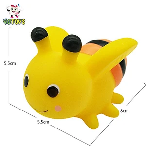 Wholesale garden soft rubber flower insect plastic water spray bathroom toys kids set for child gift