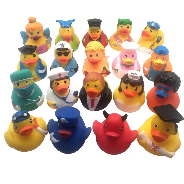 plastic babies toys floating rubber mini baby bath toys duck