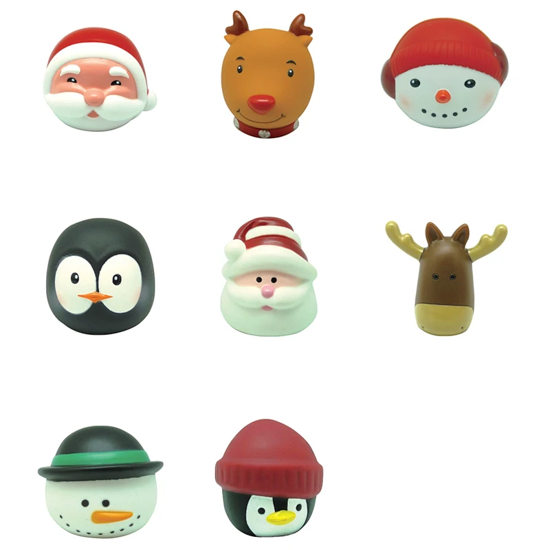 Navidad Dear Shape Soft Plastic Christmas Decoration Ornament Gifts Pvc Christmas Trees Toy