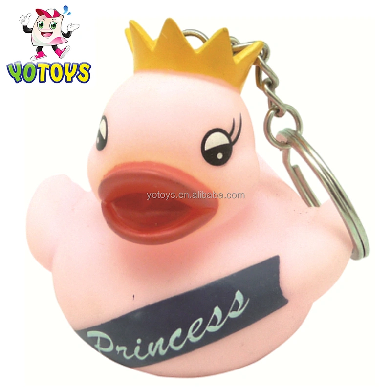 Duck Rubber PVC Plastic animal keychain soft keychain for promotion