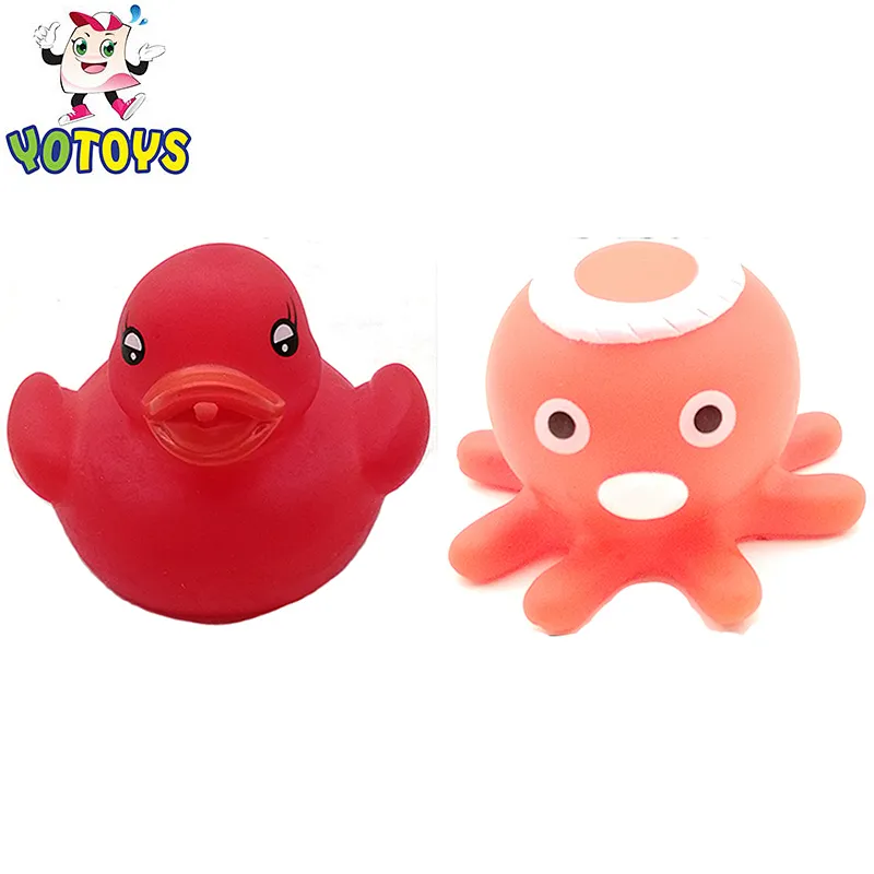 Lovely animal changing color toys for bath baby Water spray bath toy
