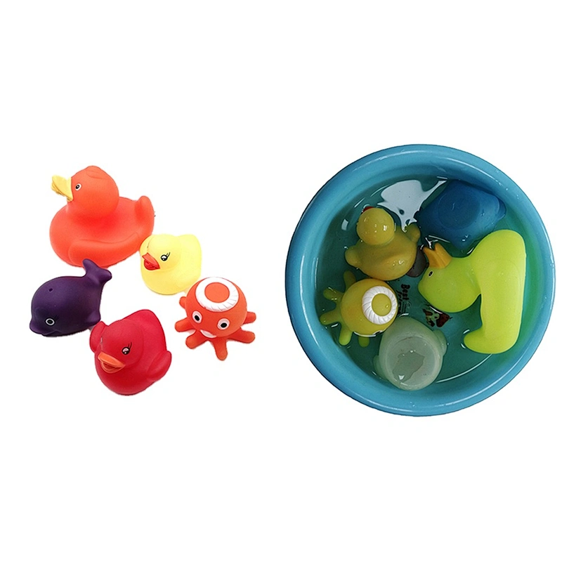 Lovely animal changing color toys for bath baby Water spray bath toy