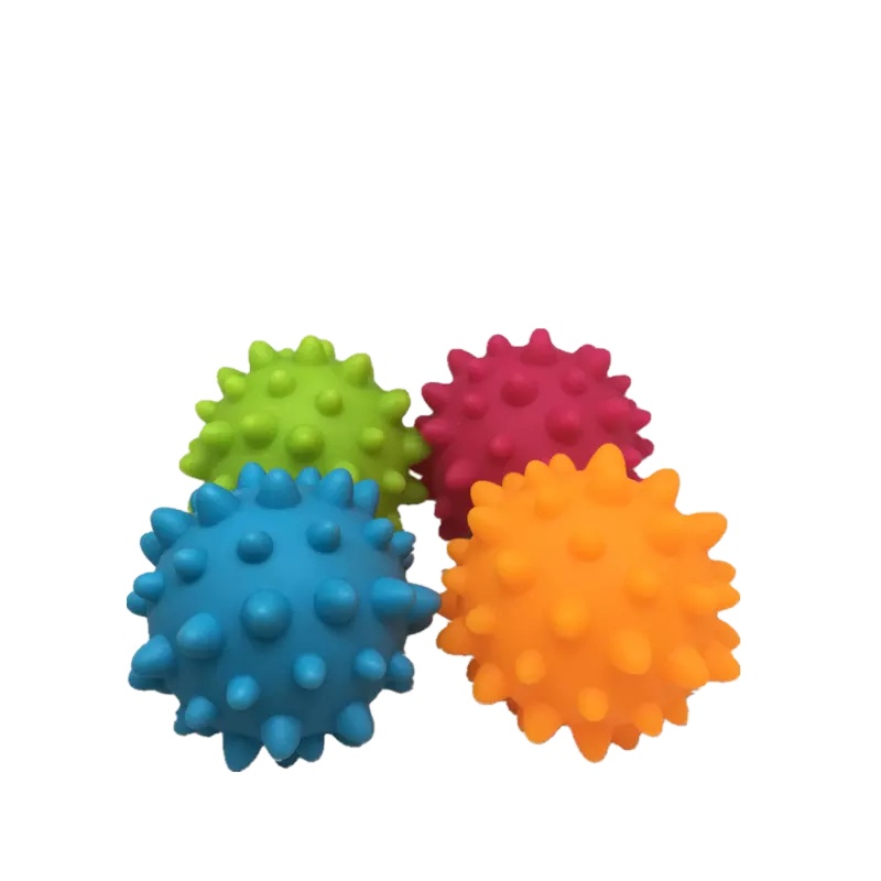 New Design Funny Soft Rubber Vinyl Ball Kids Bath Toys Baby Play Ball Massage Ball Educational Toys for Kids Children Babies