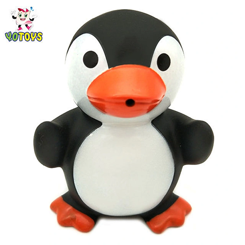 swimming pool toys Rubber animal toys penguin bathtub squirter toys