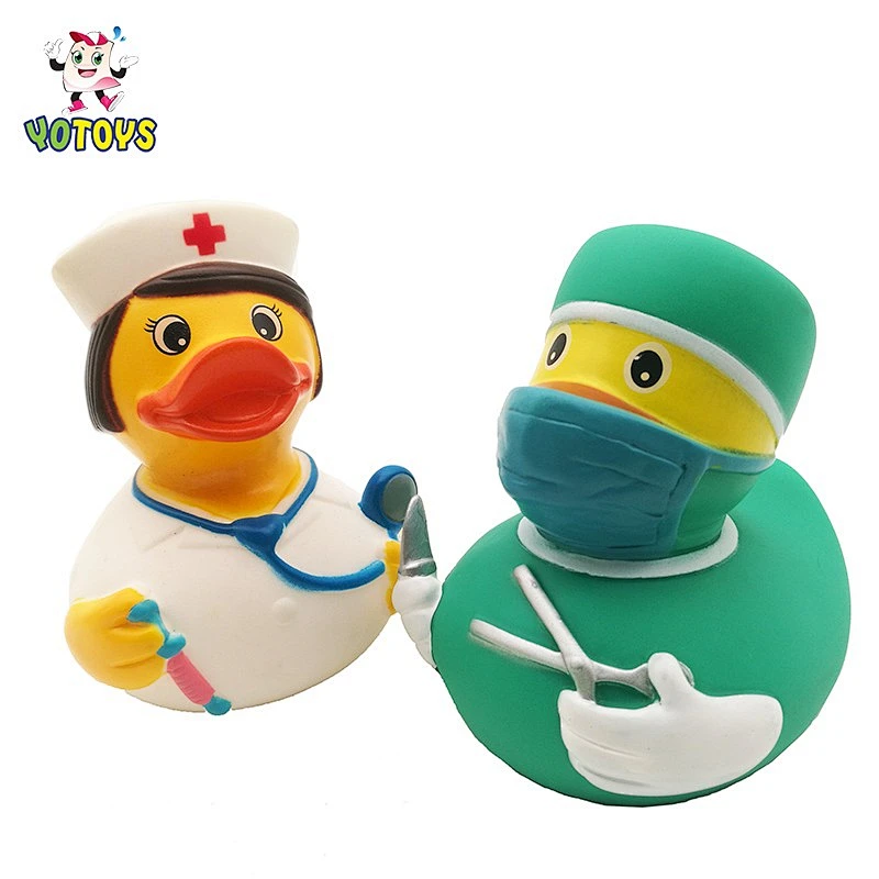 ASTM EN71 Duck Toys for Education Eco- Friendly Vinyl Plastic Bath Rubber Children Modeling Baby