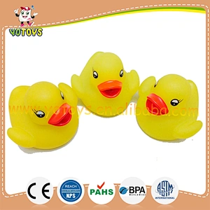Soft Pvc Yellow Rubber Large Mini Duck Family Ducky Swimming Floating Baby Bath Toys for Toddler Baby