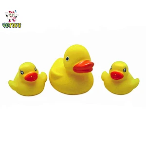 Wholesale Toys Supplier Floating Plastic Baby Toy Rubber Duck Bath Toy Set for Children Child