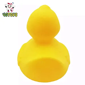 China vinyl  Funny soft plastic toy PVC blue Rubber duck toy water floating bath play toy Duck for kids