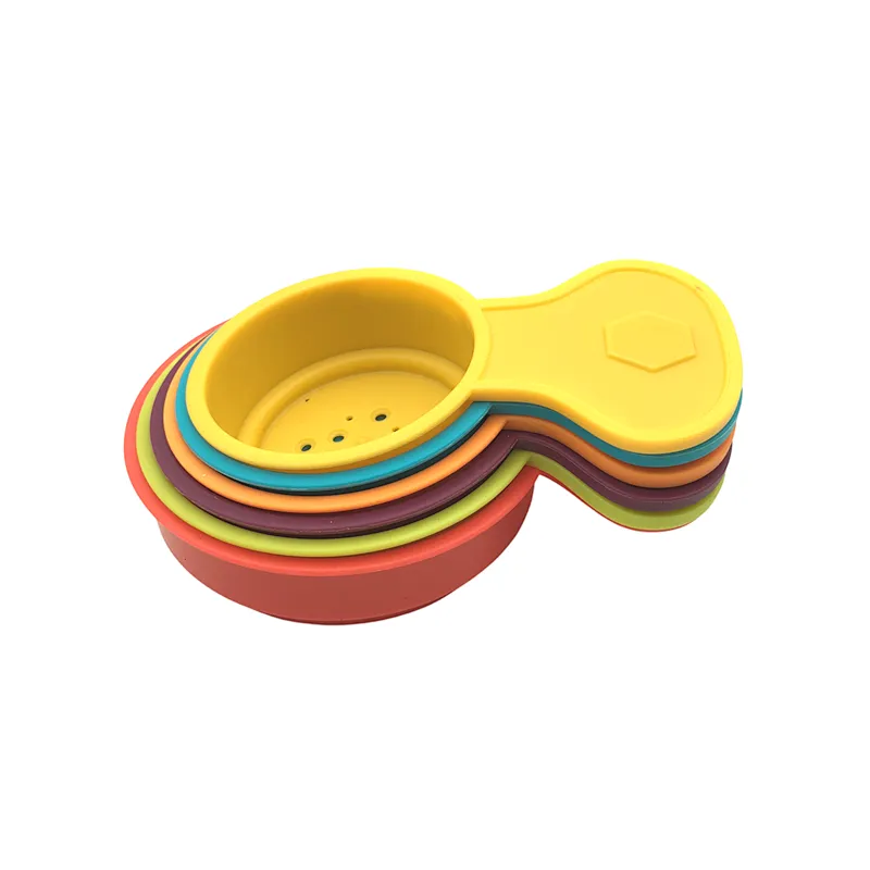 Plastic Stacking Up Cups Game Baby Water Beach Learning Educational Baby Bath Toys for toddler child
