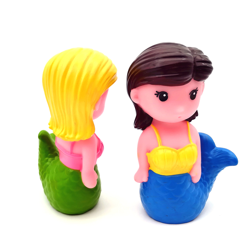 Pvc Vinyl Plastic sea animal mermaid toys for girl