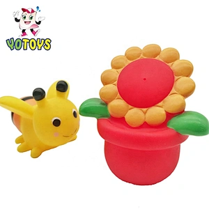 New Toys 2021 Kids Soft Vinyl Pvc Mini Rubber Garden Animal Bath Squirting Toys for Baby Children