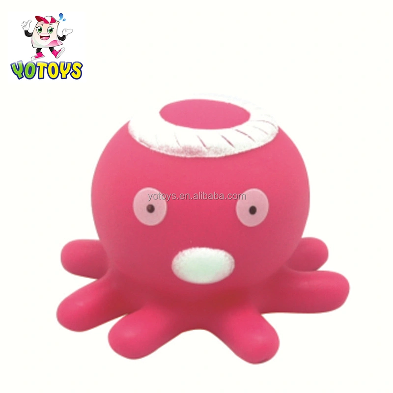 Wholesale Eco Friendly Vinyl Octopus Fish Sealife Toys Set Fountain Squirtes Bath Toys for Kids