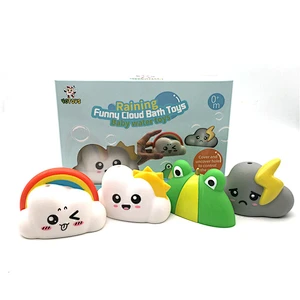 Wholesales Eco Friendly water spraying toll Cloudy bath toys -- Funny Cl oud,Rainbow for kids with high quality