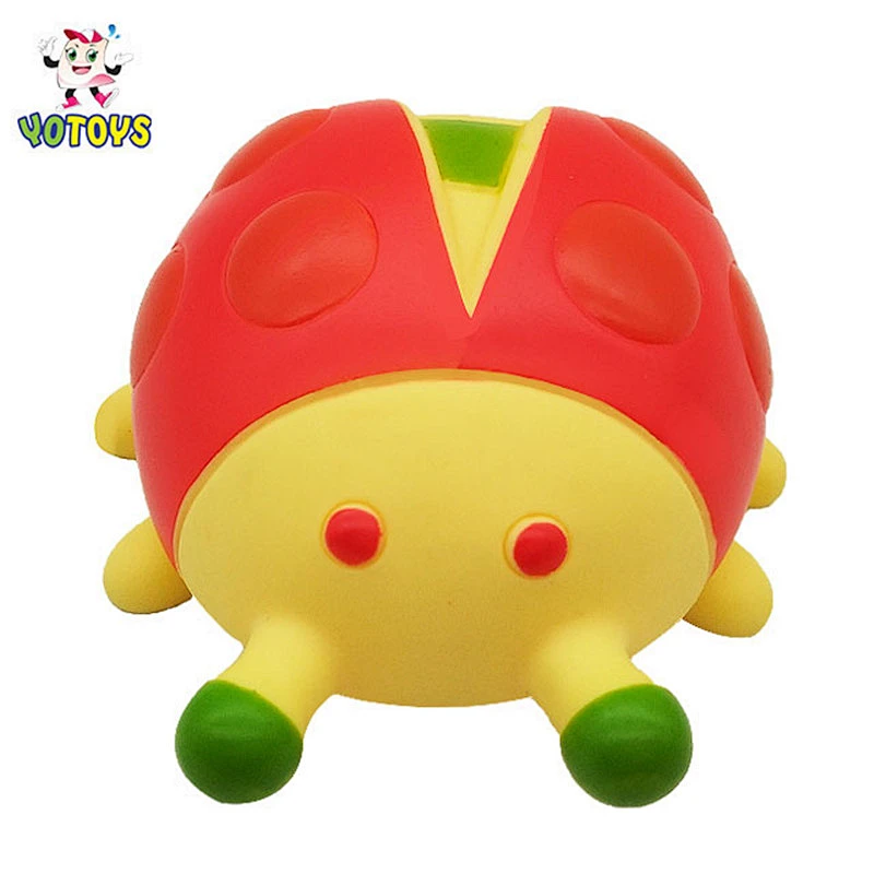 Wholesale garden soft rubber flower insect plastic water spray bathroom toys kids set for child gift