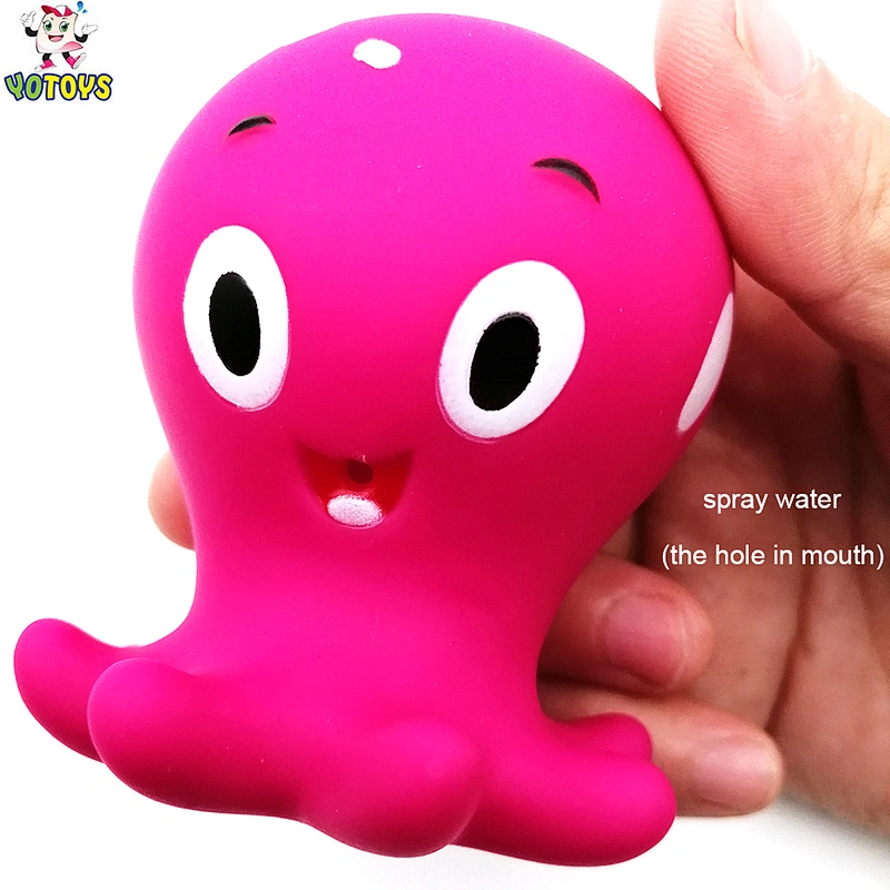octopus toys unique bath toys sea animals plastic toys made by ISO9001:2015 audit manufacturer