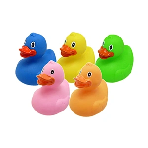 Wholesale Summer Toys Rubber Duck Small Little animal vinyl Play Game Bath Water Toys for Girl Toys