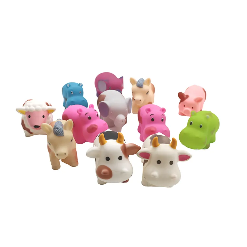 Manufacturer Plastic Rubber Duck Animal Figure Changing Color Baby Water Shower Bath Toy for Infants