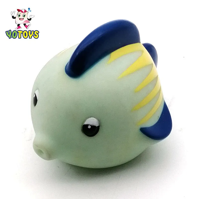 Juguetes Brinquedos China Wholesale Vinyl Small Clown Fish Kids Squirt Water Bath Tub Toys for Child