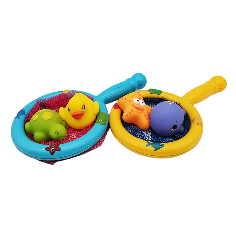 fishing net bath toys Baby Educational Learning Toys sea animals for bathtub