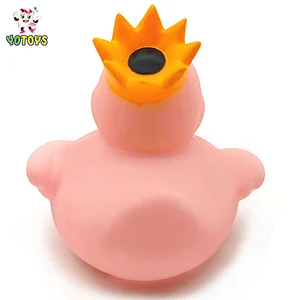 Eco-friendly Plastic Function Changeable Princess Rubber Duck Light up Toy LED bath toys for kids