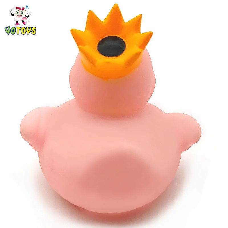 Eco-friendly Plastic Function Changeable Princess Rubber Duck Light up Toy LED bath toys for kids