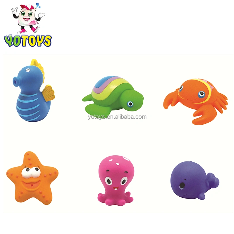 PVC plastic octopus toys whale sea animal figure bath toy Baby Kids Toys for Girls Children Gifts