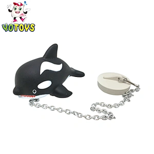 China Toys Manufacturers Sink Stopper with Rubber Duck Animal Toy Bathroom Bathtub Plug