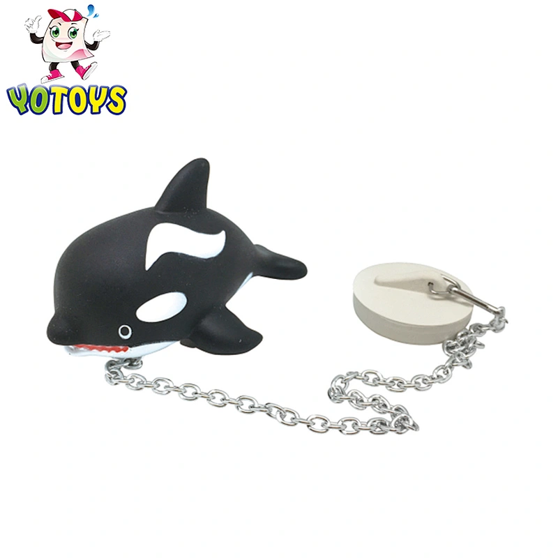 China Toys Manufacturers Sink Stopper with Rubber Duck Animal Toy Bathroom Bathtub Plug
