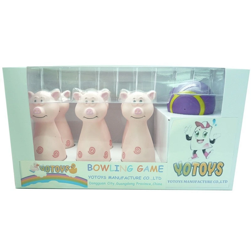 Dongguan Plastic Animal Bowling Ball Game Babies Learning Educational Toys Set for Toddlers Child Kids