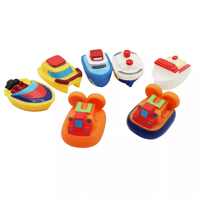 China Wholesale New Popular Rubber Plastic Car Vehicle Baby Water Squirting Bath Toys for Kids Infant