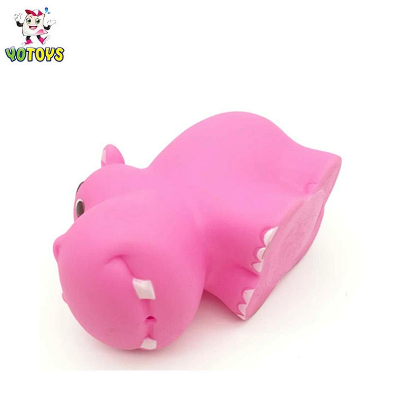 Plastic Toy Rubber Plastic Forest Wild Animal Hippo Tiger Lion Elephant Rhinoceros Squirt Bath Toys for Baby
