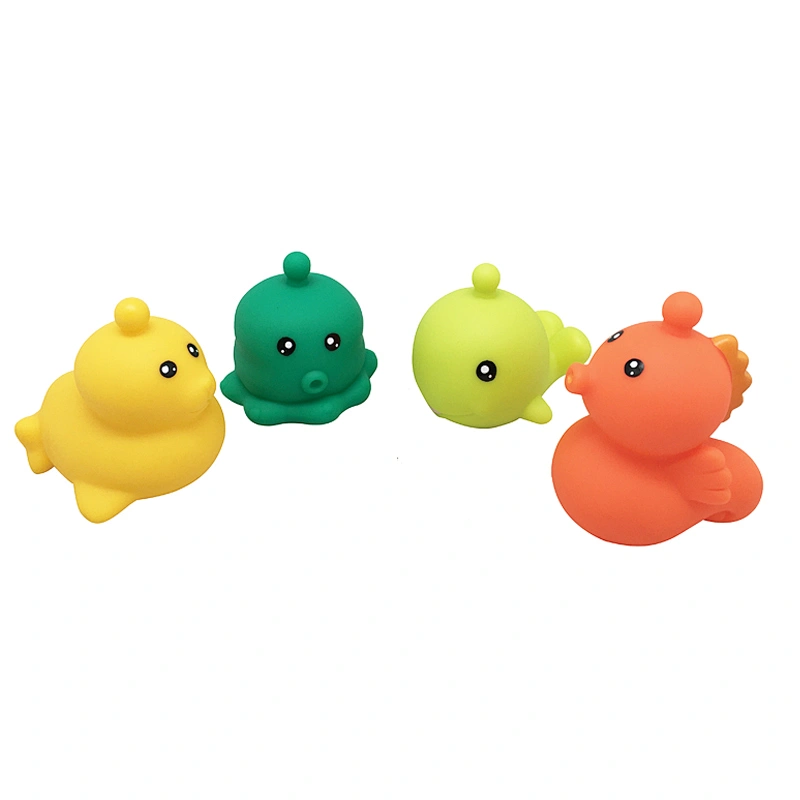 kids bath toys pvc animals toys snap ocean toys for bathing